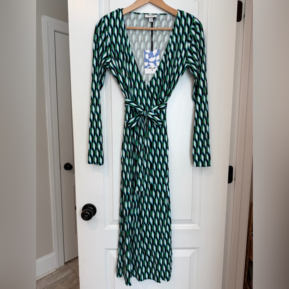 Diane Von Furstenberg DVF for Target Long Sleeve Wrap Dress NWT